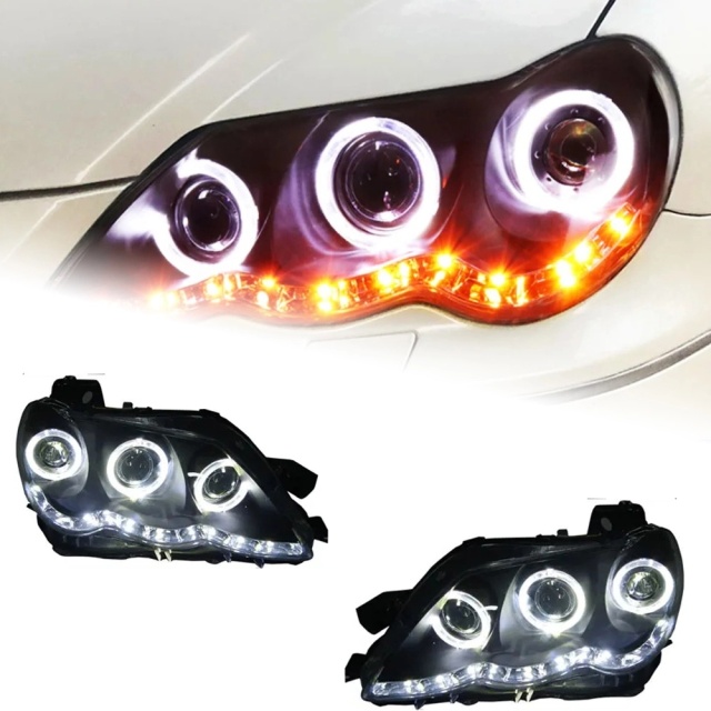 TOYOTA Land Cruiser Head Lamp for Toyota Mark X LED Headlight 2004-2009 Headlights Reiz DRL Turn Signal High Beam Angel Eye Projector Lens