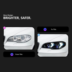 BMW 5 SERIES Car Styling Head Lamp for BMW X5 E70 Headlights 2007-2013 LED Blue Style DRL Signal Lamp Hid Automotive Accessories
