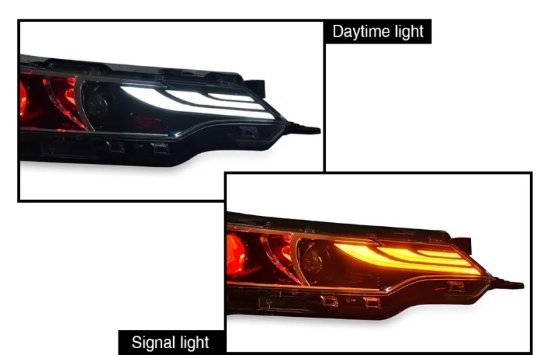 TOYOTA Highlander Head Lamp for Corolla LED Headlight 2017-2019 Headlights Corolla Altis DRL Turn Signal High Beam Angel Eye Projector Lens