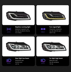 Audi A8 Car Accessories Head Lamp for Audi A8 Headlights 2011-2017 A8L LED Headlight DRL Dynamic Singal High Low Beam