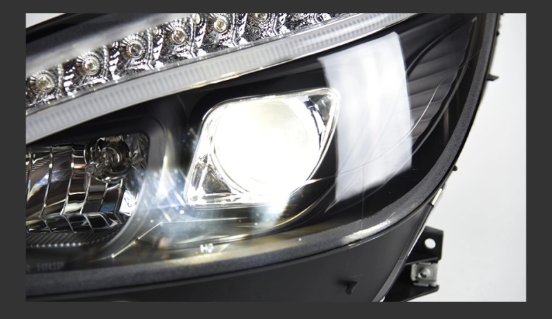 Mercedes-Benz C-CLASS Car Styling Headlights for Benz W204 LED Headlight 2007-2010 Head Lamp DRL Signal Hid Bi Xenon Angel Eyes Projector Lens Auto Accessories