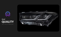 BMW 5 SERIES For BMW G30 Pre LCI Car Headlamp Assembly Modification Upgrade Black Knight