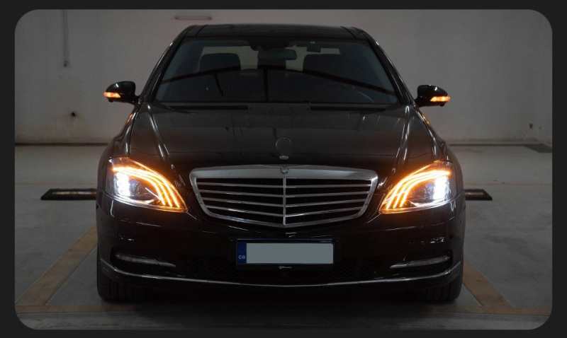Mercedes-Benz E-CLASS Car Styling Head Lamp for Benz W221 Headlights 2006-2009 S300 S400 Headlight LED DRL Signal Maybach Style Auto Accessories
