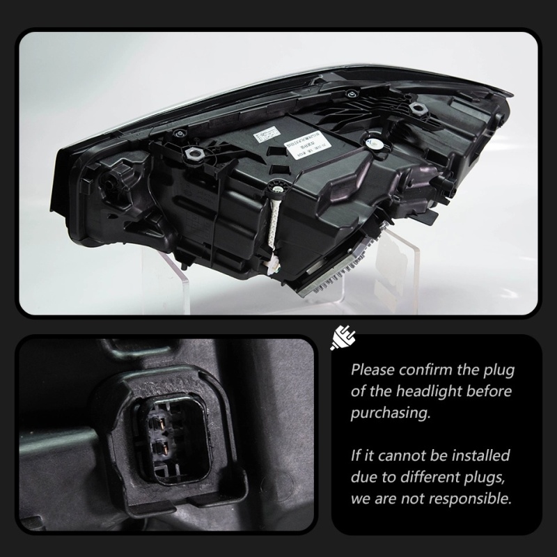 BMW 3 SERIES Suitable for BMW G20/G28 upgrade gold angel eye headlights