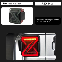 Jeep Wrangler Car Styling Tail Lamp for Jeep Wrangler Tail Lights 2018-2023 Wrangler LED Tail Light LED DRL Signal auto Accessories