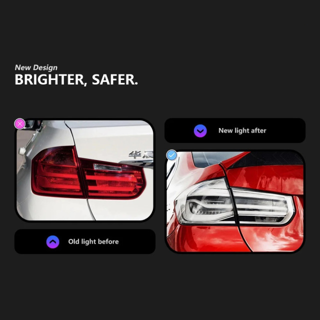 BMW 3 SERIES Car Styling Tail Lamp for BMW F30 Tail Light 2013-2018 F35 LED 320i 325i 330i LED DRL Brake Signal Reverse Auto Accessories