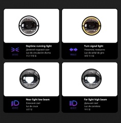 Jeep Wrangler Head Lamp for Jeep Wrangler LED Headlight 2018-2021 Headlights Wrangler DRL Turn Signal High Beam Angel Eye Projector Lens