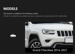 Jeep Grand Cherokee Head Lamp for Grand Cherokee LED Headlight 2011-2016 Headlights Compass DRL Turn Signal High Beam Angel Eye Projector Lens