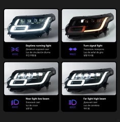 LAND ROVER RANGE ROVER Head Lamp for Range Rover Sport / Executive LED Headlights 2013-2017 DRL Turn Signal High Beam Angel Eye Projector Lens
