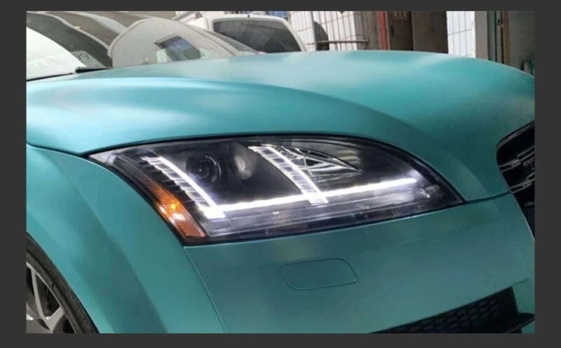 Audi TT Car Styling Headlights for Audi TT LED Headlight 2006-2012 Head Lamp Hid Bi Xenon DRL Signal Projector Lens Automotive Accessori