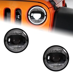 Jeep Wrangler Head Lamp for Jeep Wrangler LED Headlight 2018-2021 Headlights Wrangler DRL Turn Signal High Beam Angel Eye Projector Lens