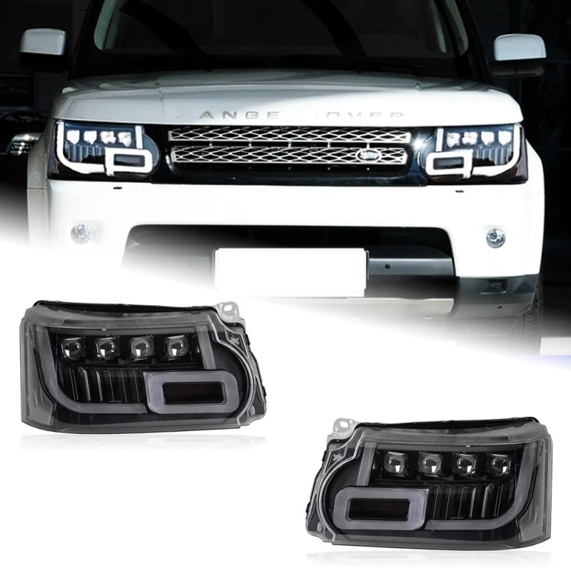 LAND ROVER RANGE ROVER Head Lamp for Range Rover Sport / Executive LED Headlights 2010-2013 DRL Turn Signal High Beam Angel Eye Projector Lens