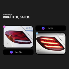 Mercedes-Benz E-CLASS Car Styling Tail Lamp for BENZ W213 LED Tail Light 2016-2019 E200 E300 E260 E350 DRL Turn Signal Stop Brake Auto Accessories
