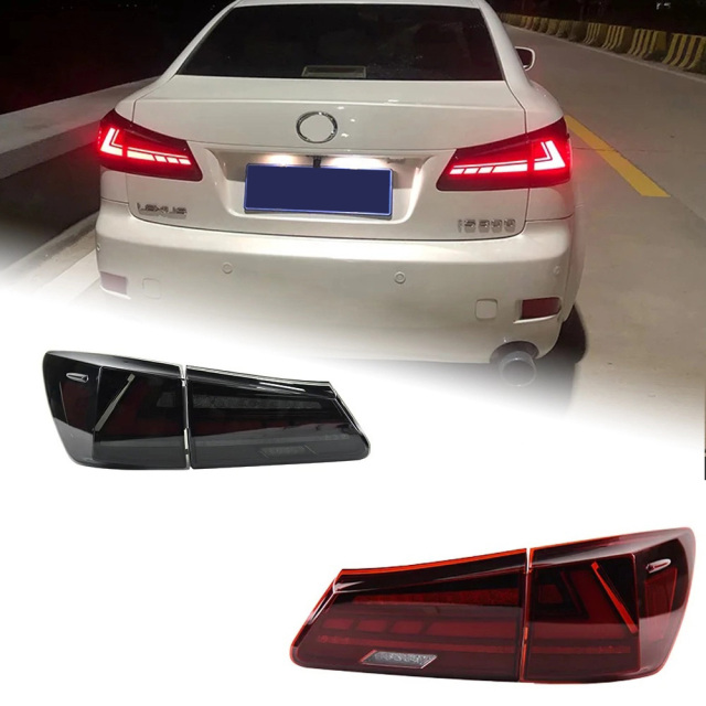 Lexus IS Car Styling Tail Lamp for Lexus IS250 Tail Lights 2006-2012 IS300 LED Tail Light IS350 DRL Signal Brake Reverse auto Accessories