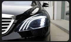 Mercedes-Benz E-CLASS Car Styling Head Lamp for Benz W221 Headlights 2006-2009 S300 S400 Headlight LED DRL Signal Maybach Style Auto Accessories
