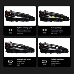 Lexus ES Car Styling Head Lamp for Lexus ES200 Headlights 2018-2023 ES300 LED Headlight DRL Signal Projector Lens auto Accessories