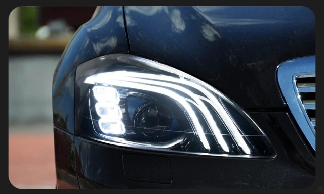 Mercedes-Benz E-CLASS Car Styling Head Lamp for Benz W221 Headlights 2006-2009 S300 S400 Headlight LED DRL Signal Maybach Style Auto Accessories