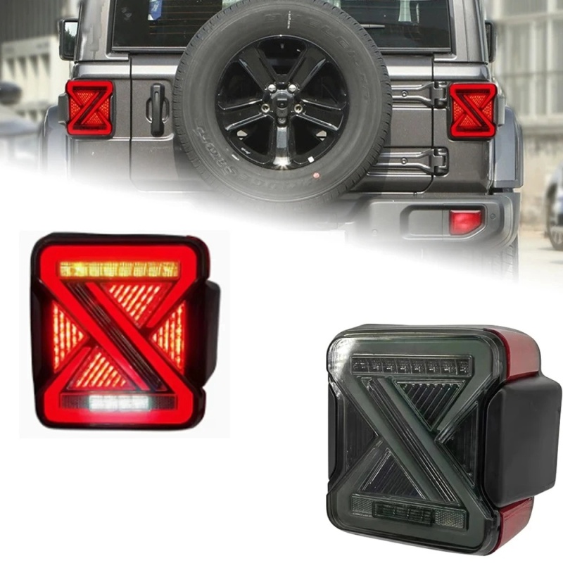 Jeep Wrangler Car Styling Tail Lamp for Jeep Wrangler Tail Lights 2018-2023 Wrangler LED Tail Light LED DRL Signal auto Accessories