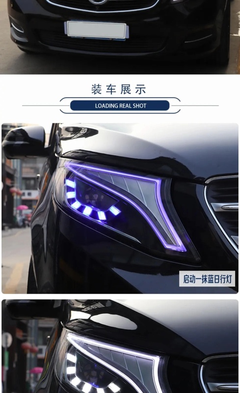 Mercedes-Benz V-CLASS Car Lights For Vito 2016-2020 W447 Metris V Class V220d V250 V260 LED Auto Headlight Concept Design Lamp Accessories Upgrade