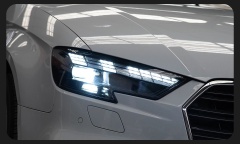 Audi A3 for Suitable for 17-20 Audi A3 Headlight Assembly Low with Elevated with Lens Light
