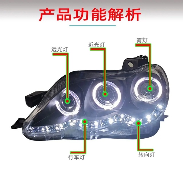 TOYOTA Land Cruiser Head Lamp for Toyota Mark X LED Headlight 2004-2009 Headlights Reiz DRL Turn Signal High Beam Angel Eye Projector Lens