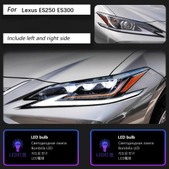 Lexus ES Car Styling Head Lamp for Lexus ES200 Headlights 2018-2021 ES300 LED Headlight DRL Signal Projector Lens auto Accessories