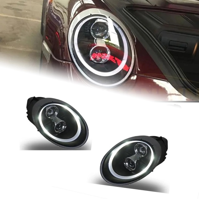 PORSCHE 911 Car Styling for Porsche 997 Headlights 2005-2008 911 LED Headlight DRL High Low Beam Xenon Head Lamp Accessories
