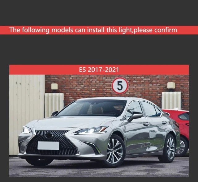 Lexus ES Car Styling Head Lamp for Lexus ES200 Headlights 2018-2021 ES300 LED Headlight DRL Signal Projector Lens auto Accessories