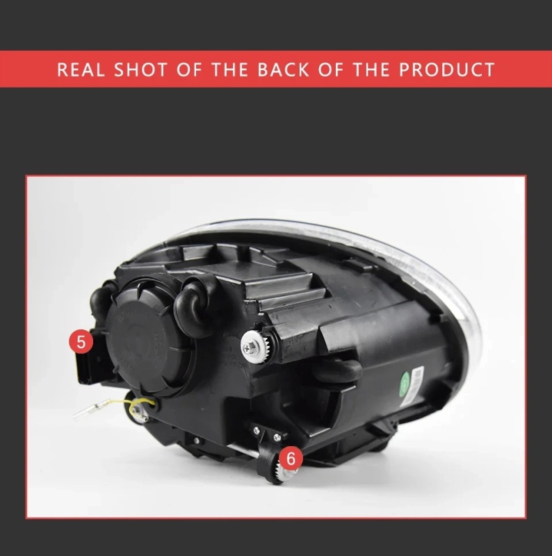 PORSCHE 911 Car Styling for Porsche 997 Headlights 2005-2008 911 LED Headlight DRL High Low Beam Xenon Head Lamp Accessories