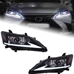 Lexus ES Car Accessories Head Lamp for Lexus ES ES200 Headlights 2006-2012 ES300 LED Headlight ES250 DRL Signal Projector Lens auto