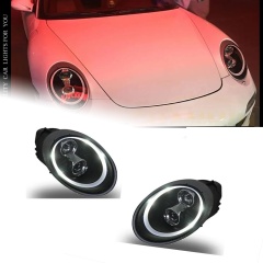 PORSCHE 911 Car Styling for Porsche 997 Headlights 2005-2008 911 LED Headlight DRL High Low Beam Xenon Head Lamp Accessories