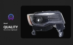 Jeep Grand Cherokee Head Lamp for Grand Cherokee LED Headlight 2011-2016 Headlights Compass DRL Turn Signal High Beam Angel Eye Projector Lens