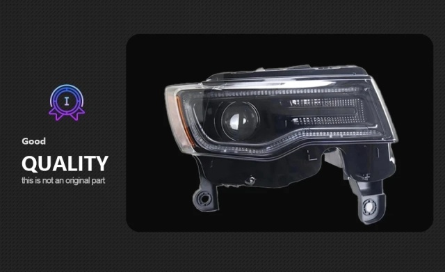 Jeep Grand Cherokee Head Lamp for Grand Cherokee LED Headlight 2011-2016 Headlights Compass DRL Turn Signal High Beam Angel Eye Projector Lens