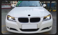 BMW 3 SERIES Car Styling Headlights for E90 3 Series LED Headlight 2005-2012 318 320 325 Head Lamp DRL H7 Signal Projector Lens Automotive Accessories