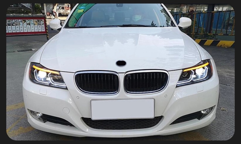 BMW 3 SERIES Car Styling Headlights for E90 3 Series LED Headlight 2005-2012 318 320 325 Head Lamp DRL H7 Signal Projector Lens Automotive Accessories