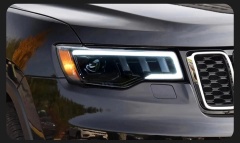 Jeep Grand Cherokee Head Lamp for Grand Cherokee LED Headlight 2014-2021 Headlights Grand Cherokee DRL Turn Signal High Beam Angel Eye Projector