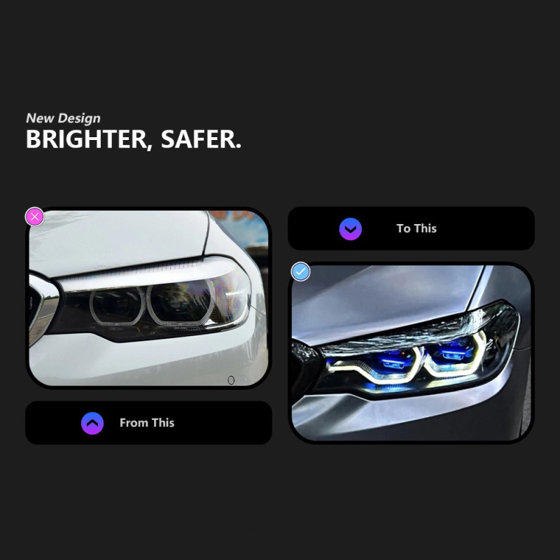 BMW 5 SERIES Car Lights for BMW G30 LED Headlight Projector Lens 5 Series Head Lamp Front DRL Signal Auto Accessories