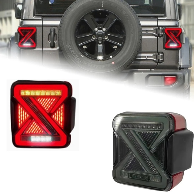 Jeep Wrangler Car Styling Tail Lamp for Jeep Wrangler Tail Lights 2018-2023 Wrangler LED Tail Light LED DRL Signal auto Accessories