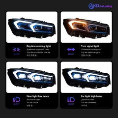 BMW 3 SERIES Suitable for BMW G20/G28 upgrade gold angel eye headlights
