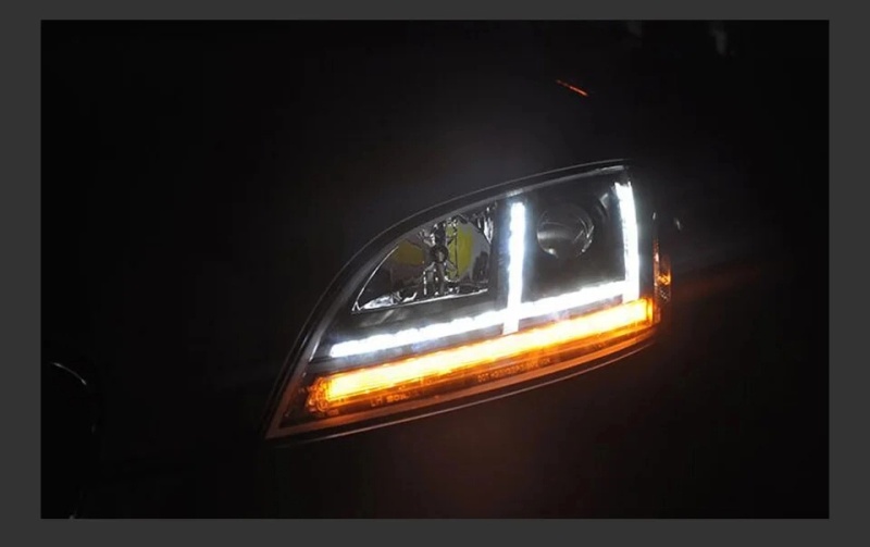 Audi TT Car Styling Headlights for Audi TT LED Headlight 2006-2012 Head Lamp Hid Bi Xenon DRL Signal Projector Lens Automotive Accessori