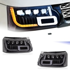 LAND ROVER RANGE ROVER Head Lamp for Range Rover Sport / Executive LED Headlights 2010-2013 DRL Turn Signal High Beam Angel Eye Projector Lens
