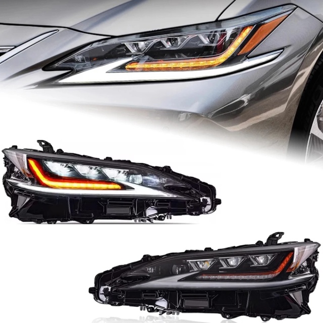 Lexus ES Car Styling Head Lamp for Lexus ES200 Headlights 2018-2021 ES300 LED Headlight DRL Signal Projector Lens auto Accessories