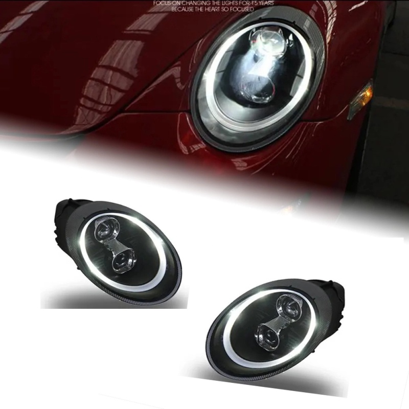 PORSCHE 911 Car Styling for Porsche 997 Headlights 2005-2008 911 LED Headlight DRL High Low Beam Xenon Head Lamp Accessories