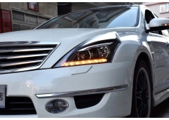 Nissan Teana Car Styling for Nissan Teana Headlights 2008-2012 Altima LED Headlight DRL Hid Option Head Lamp Angel Eye Beam Accessories