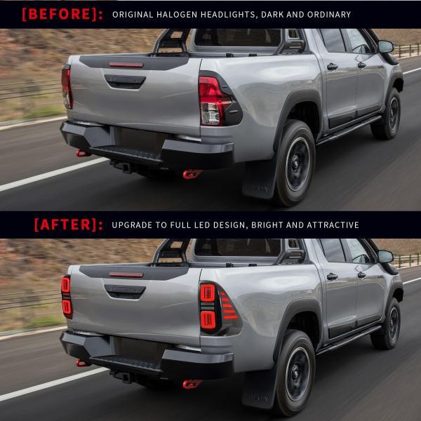 TOYOTA Hilux Car Taillight For Toyota Hilux Revo Rocco 2015 2016 2017 2018 2019 2020