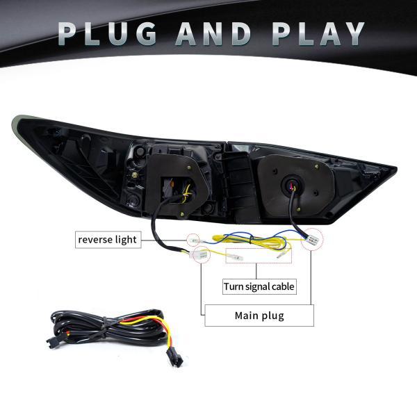 Lexus ES Taillight for Lexus ES 300h ES350 XV60 2013-2018 Plug and Play