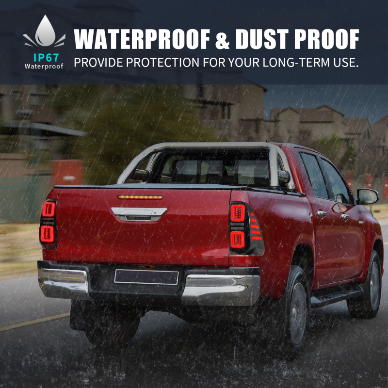 TOYOTA Hilux Car Taillight For Toyota Hilux Revo Rocco 2015 2016 2017 2018 2019 2020