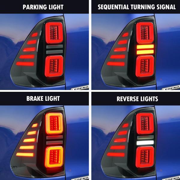 TOYOTA Hilux Car Taillight For Toyota Hilux Revo Rocco 2015 2016 2017 2018 2019 2020