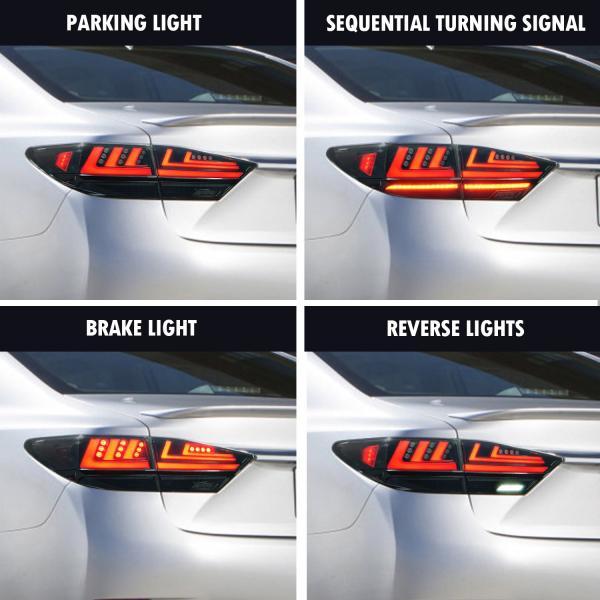 Lexus ES Taillight for Lexus ES 300h ES350 XV60 2013-2018 Plug and Play