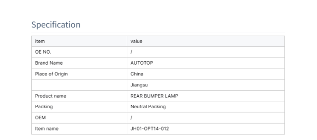 Chevrolet  Lacetti CAR BODY PARTS AUTO LAMPS REAR BUMPER LAMP for NEW OPTRA 14 AUTO BUMPERS